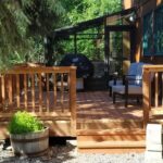 Sunwood Deck with Cedar Picket Railing